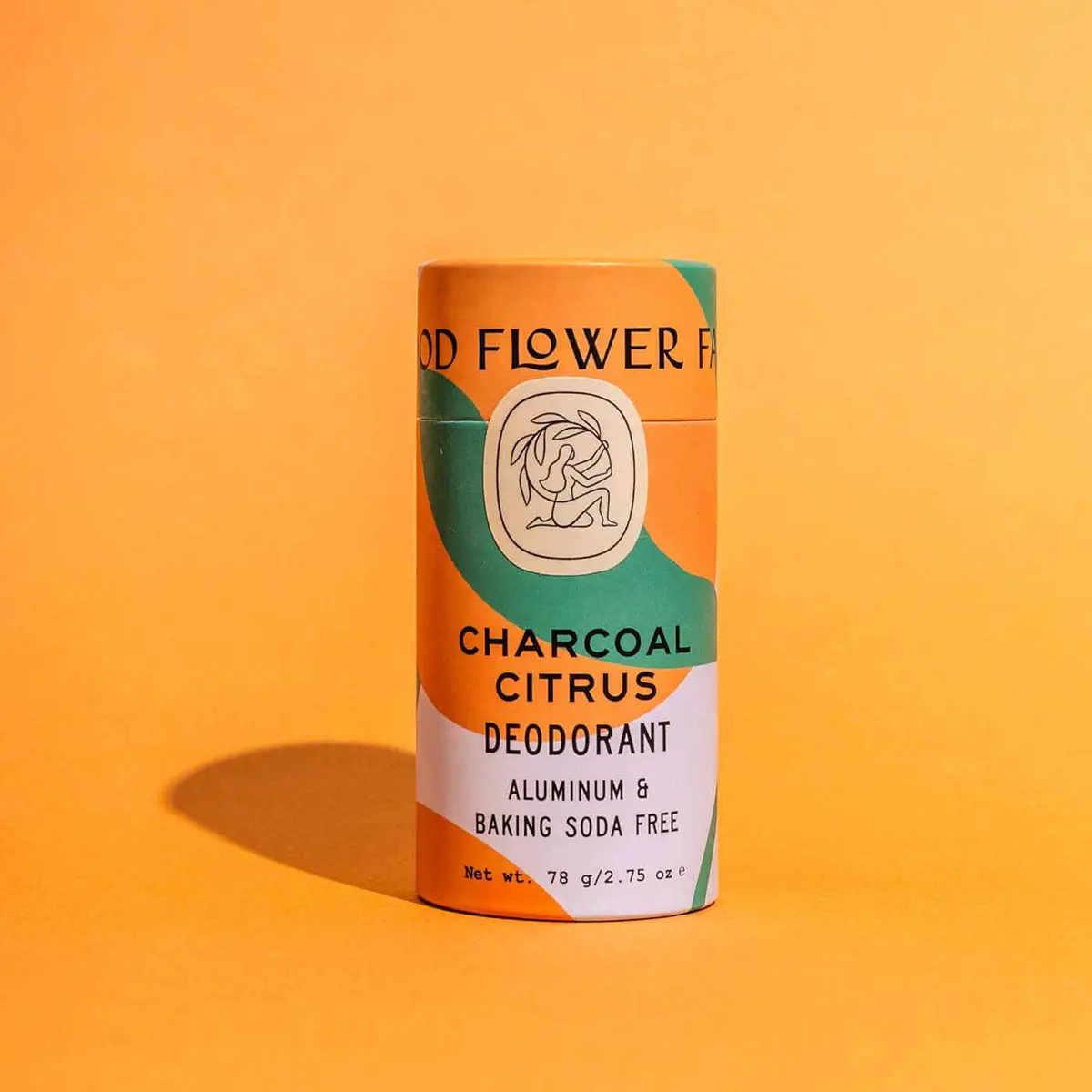 Charcoal Citrus Deodorant Plastic-Free Tube 1