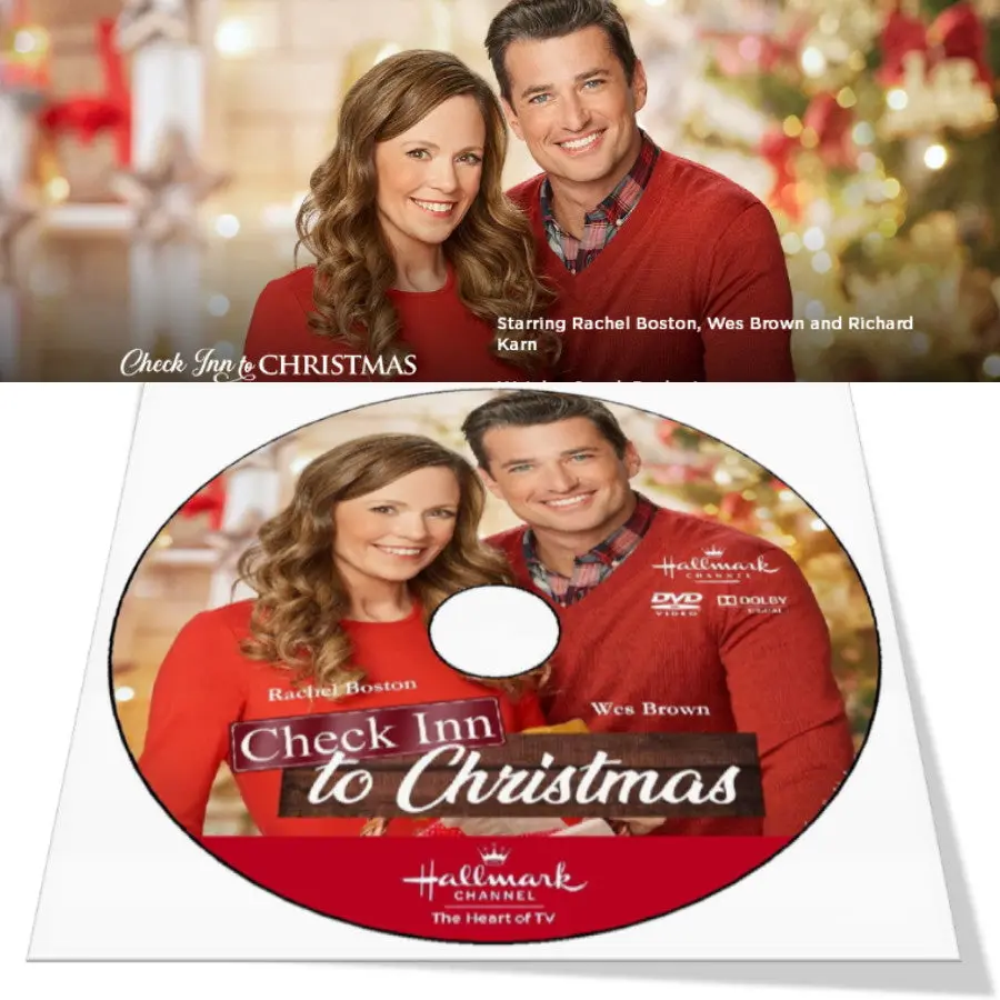 Check Inn To Christmas Dvd Movie 2019 Wes Brown Rachel Boston 1