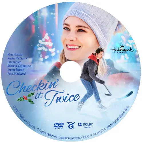 Checkin' It Twice Dvd 2023 Christmas Movie 1