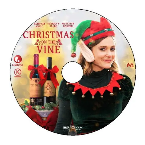 Christmas On The Vine Dvd Lifetime Movie 2020 Julianna Guill & Jon Cor. 1