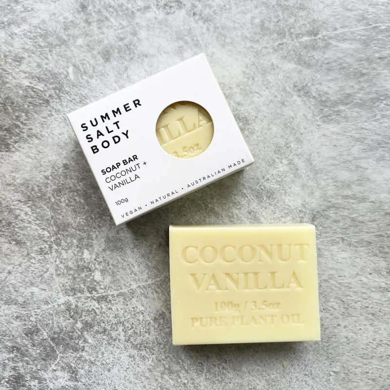 Coconut & Vanilla Soap Bar 100G - Summer Salt Body 2