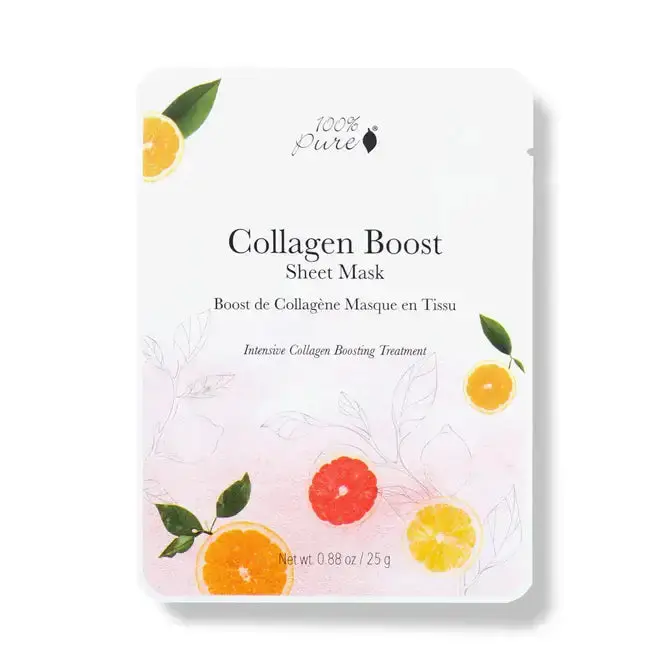 Collagen Boost Sheet Mask 25G - 100% Pure 1