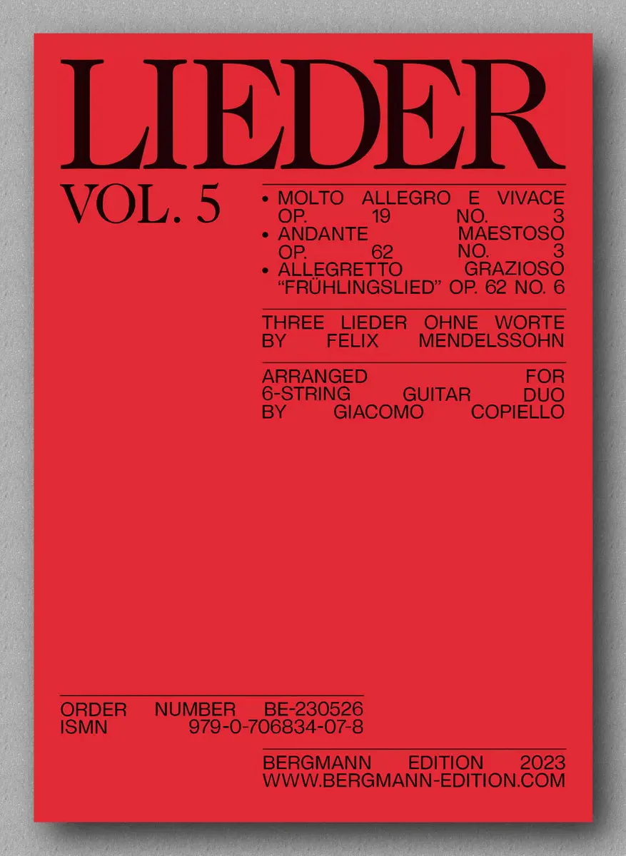 Mendelssohn-Copiello, Lieder, Vol. 5 1