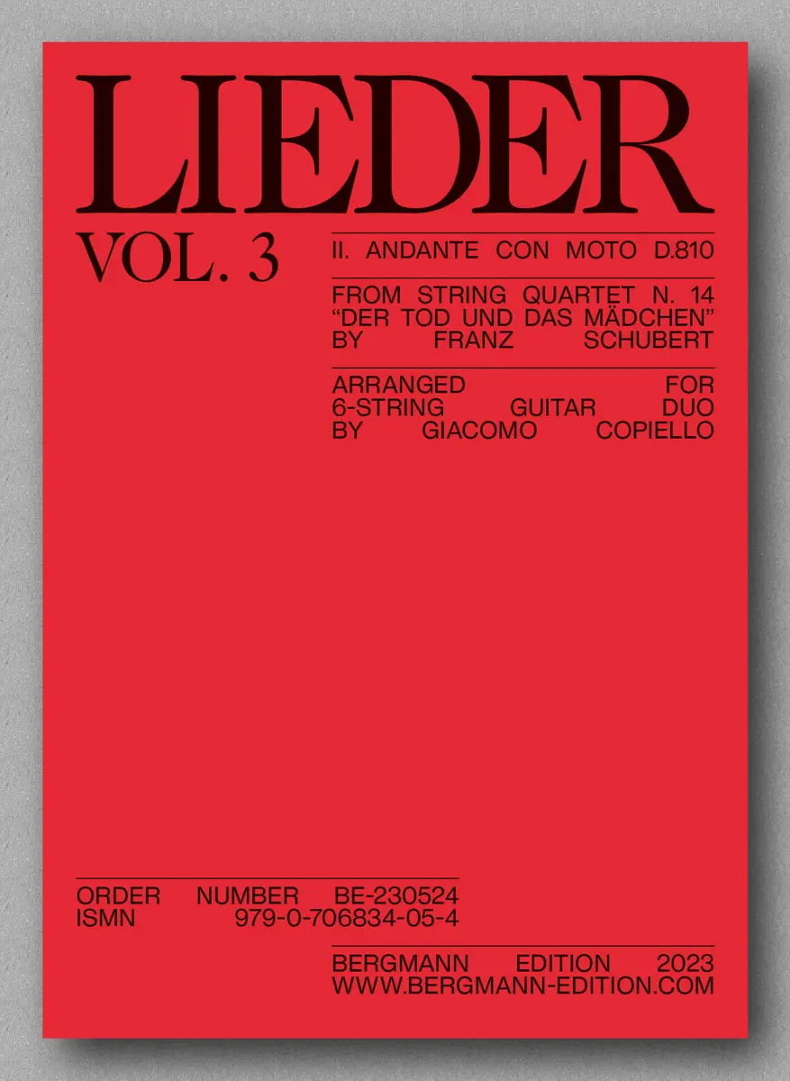Schubert-Copiello, Lieder, Vol. 3 1