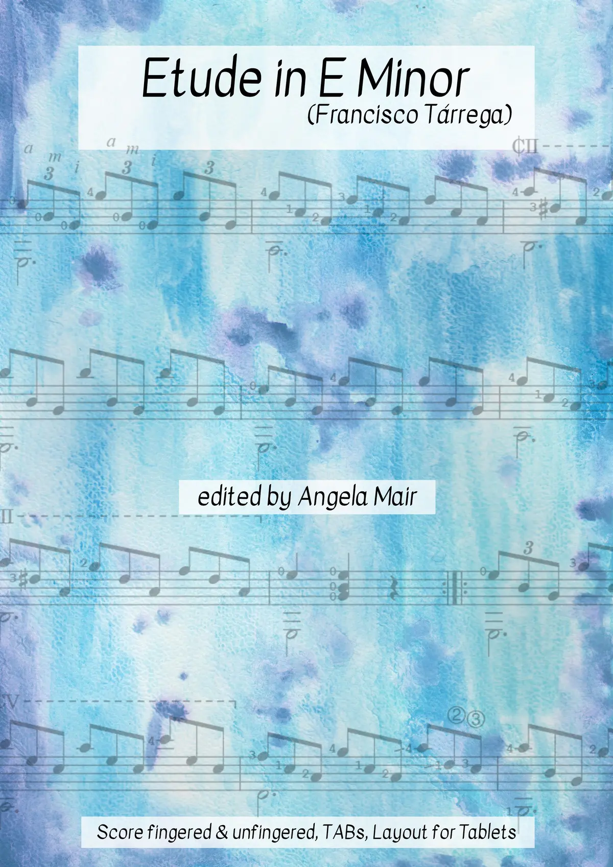 Tárrega, Etude In E-Minor 1