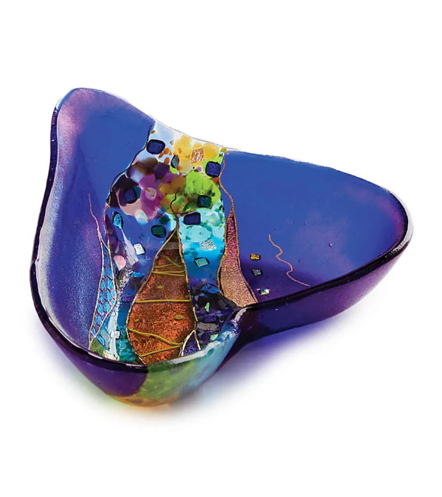 Crazy Heart Bowl - Cobalt Blue 1