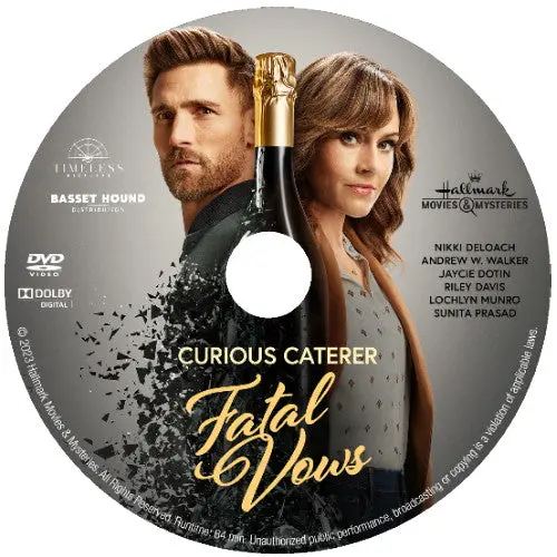Curious Caterer: Fatal Vows Dvd Movie 2023 Andrew Walker 1
