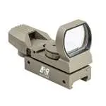 Nc Star Red & Green Dot Reflex Sight 4 Different Reticle (Tan) 1