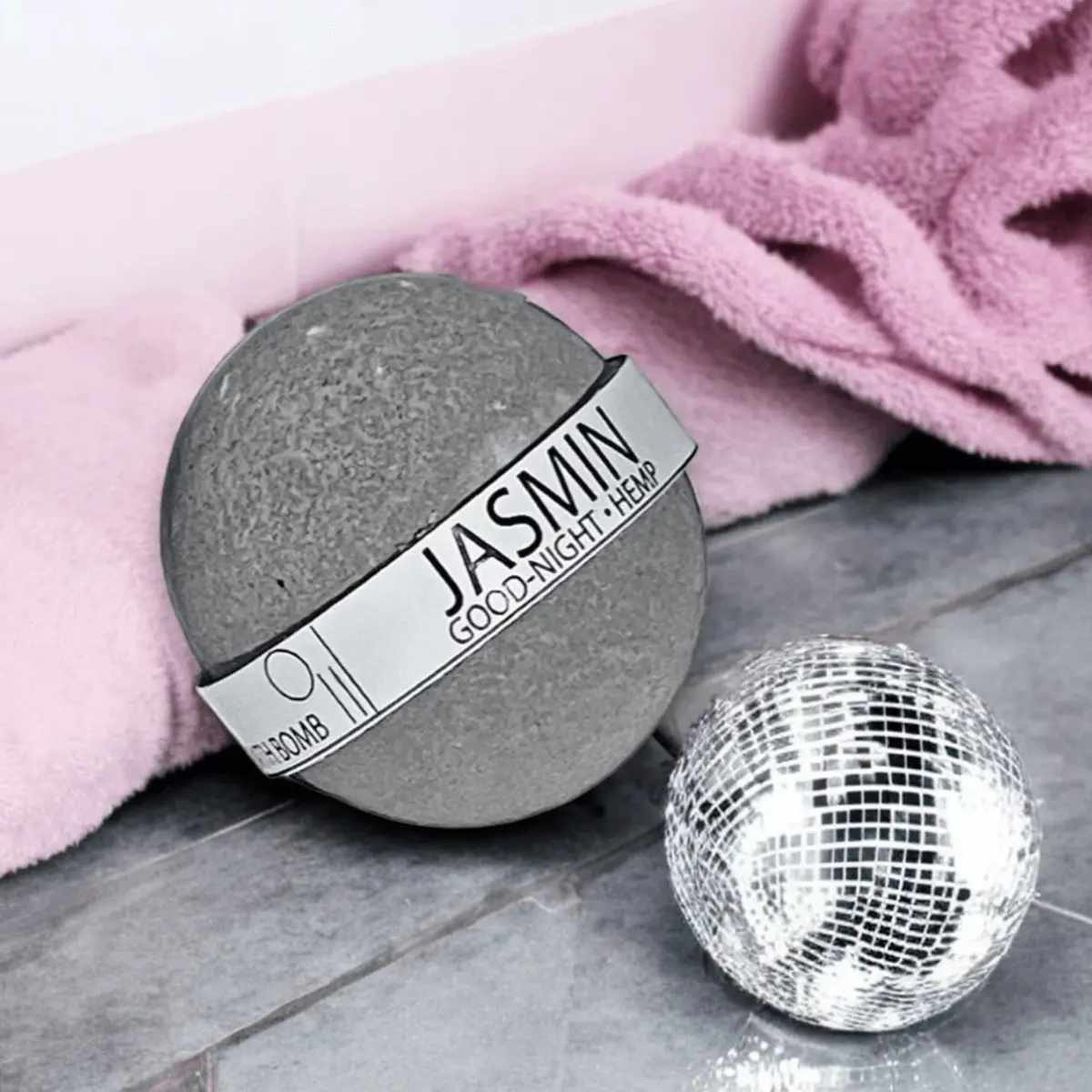 Goodnight Jasmine & Hemp Oil Bath Bomb 1