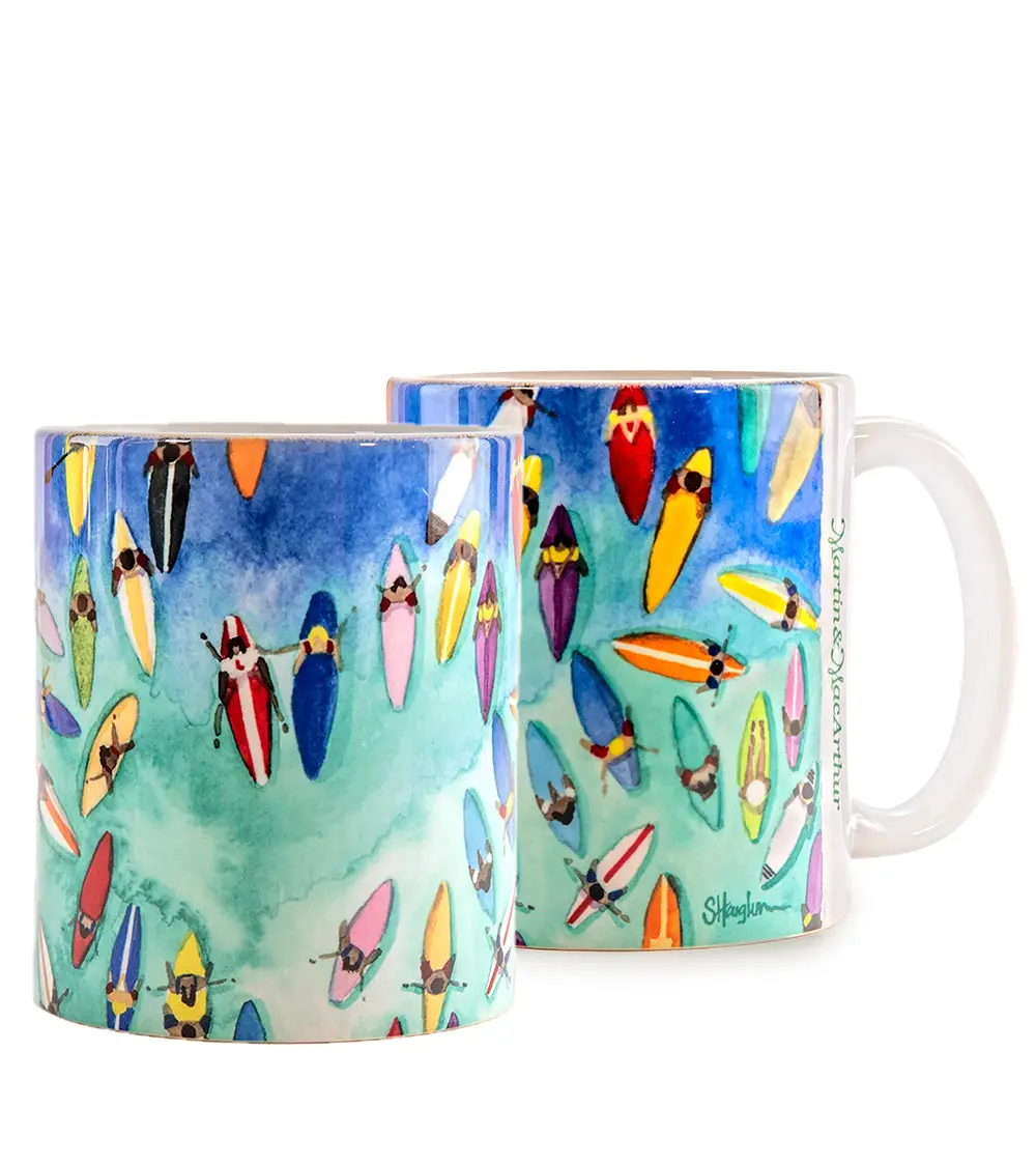 Paddle Out (Blue) Mug Ft. Sarah Houglum 1