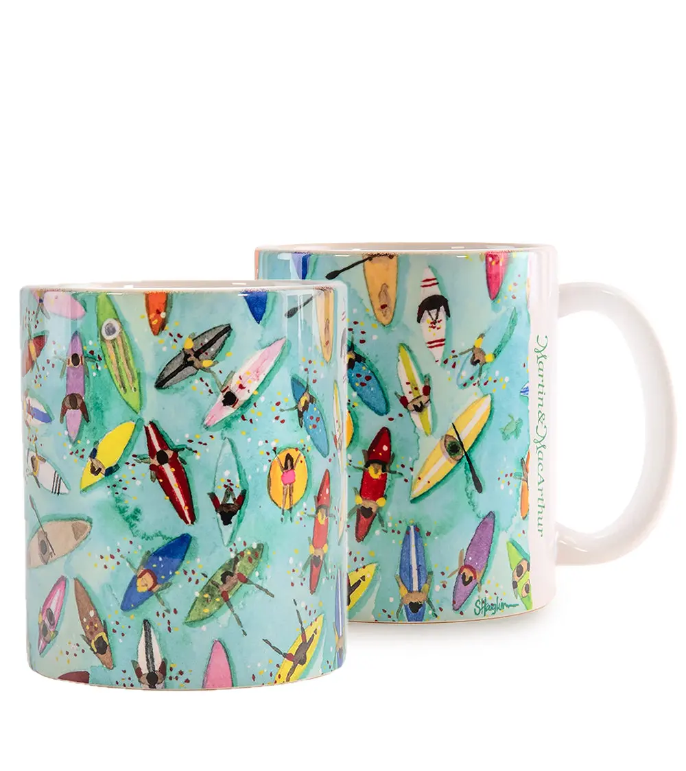 Paddle Out (Turquoise) Mug Ft. Sarah Houglum 1