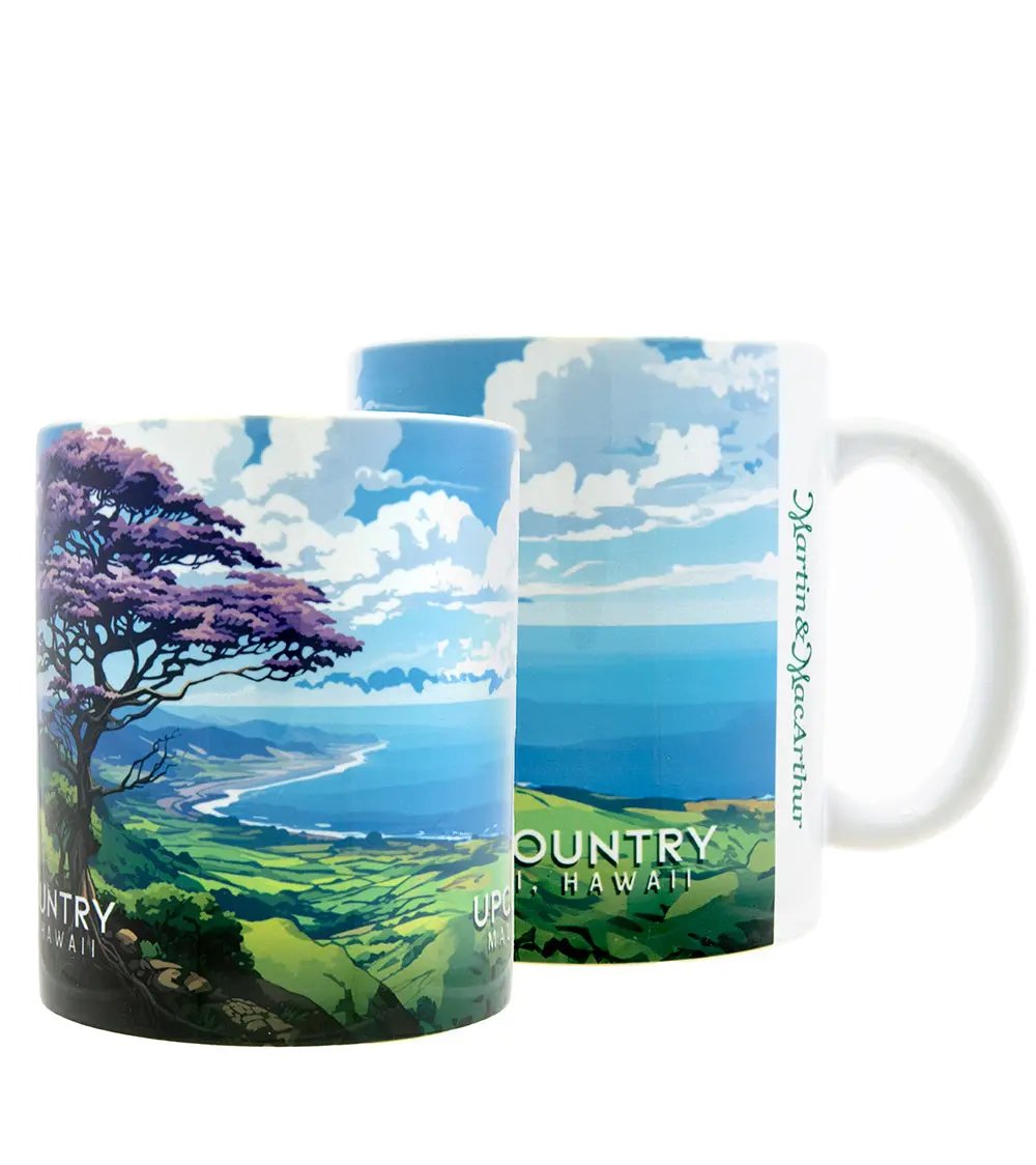 "Upcountry" Travel Art Mug 1