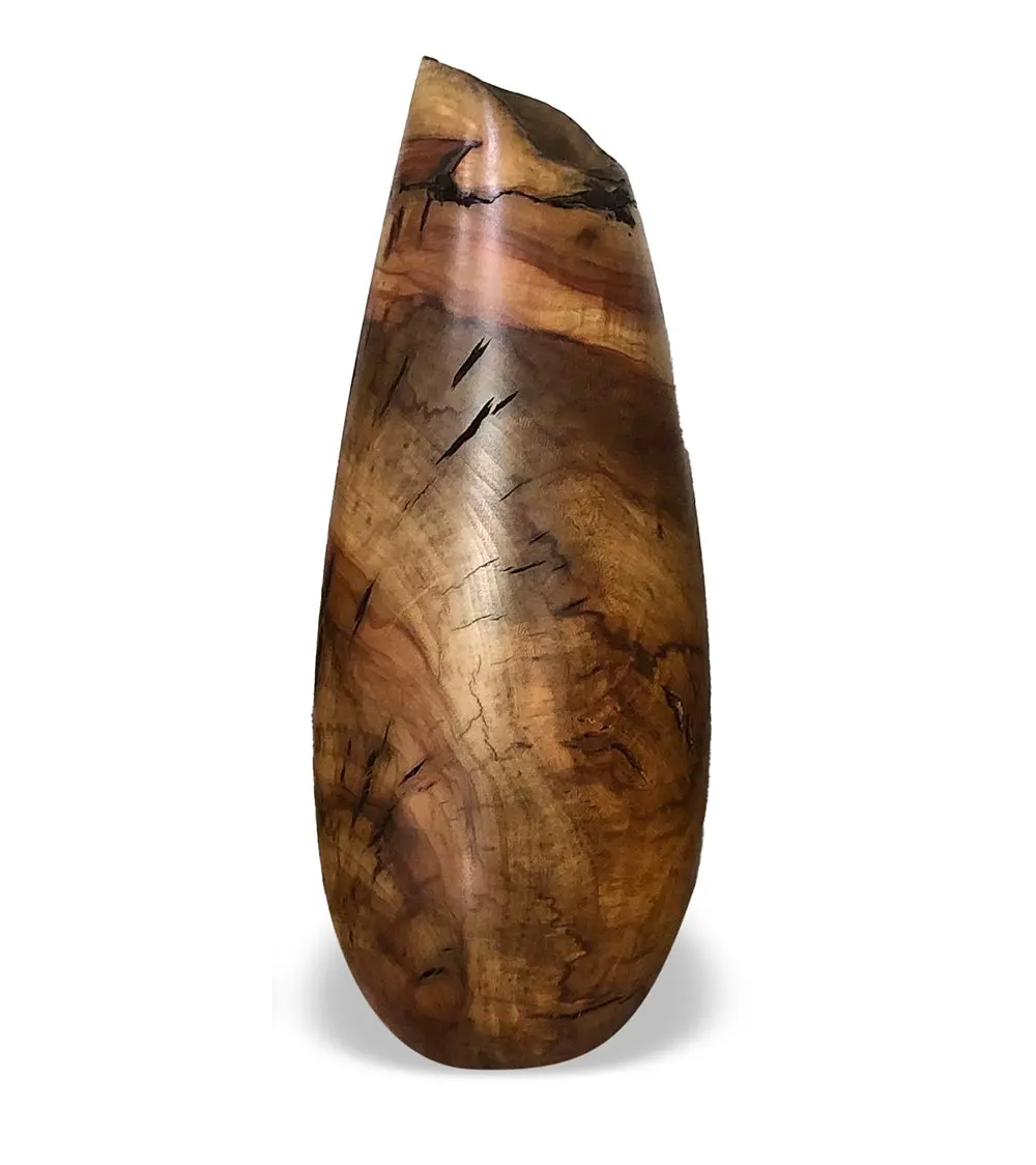 Red Camphor Vase "Jupiter Series #1225" By Dan Stevenson 1