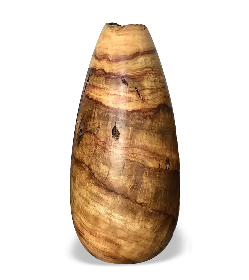 Red Camphor Vase "Jupiter Series #1325" By Dan Stevenson 1