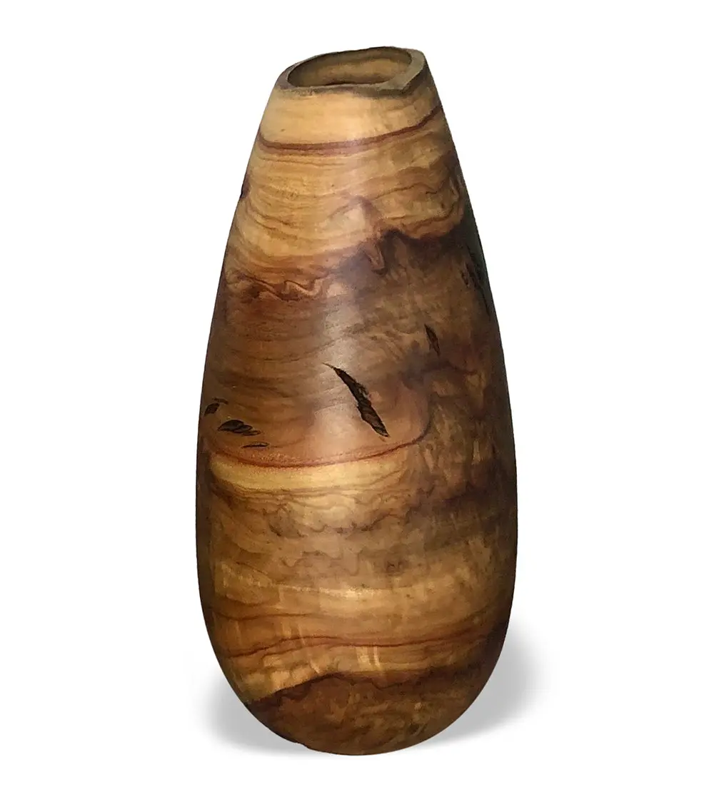Red Camphor Vase "Jupiter Series #1525" By Dan Stevenson 1