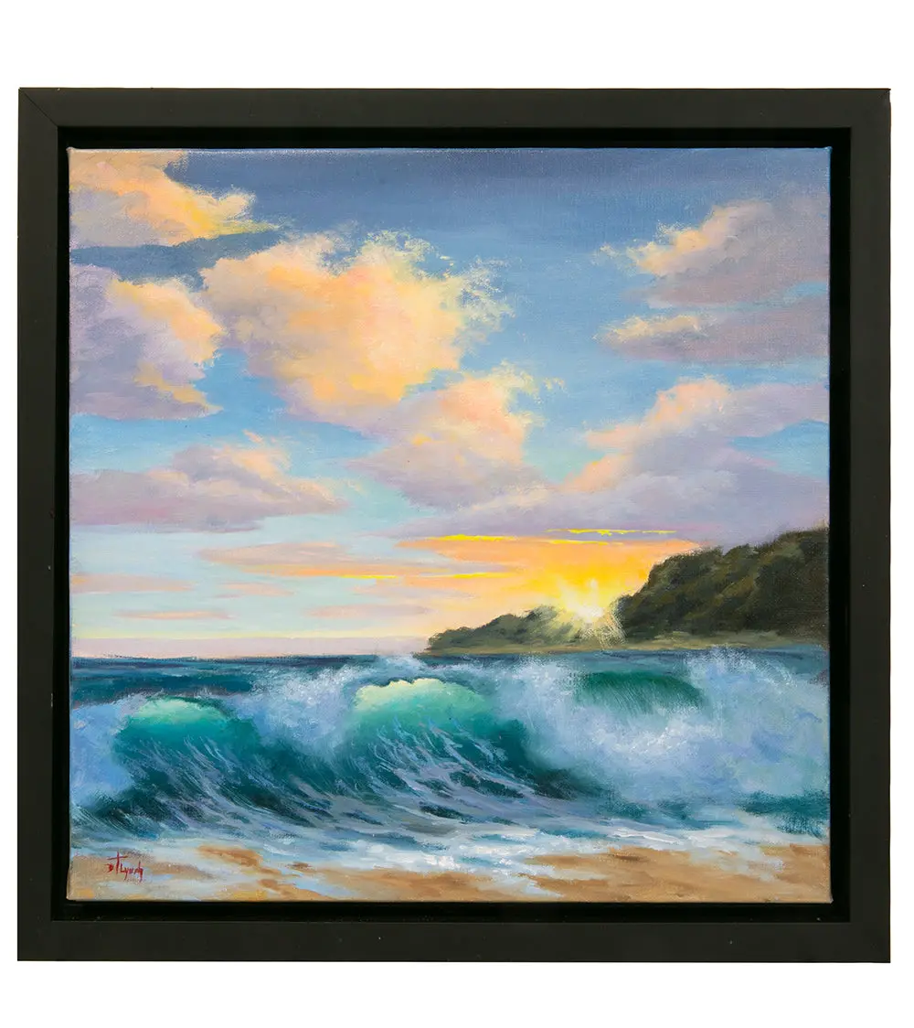 Morning Surf By Deb Lynch, Framed 1