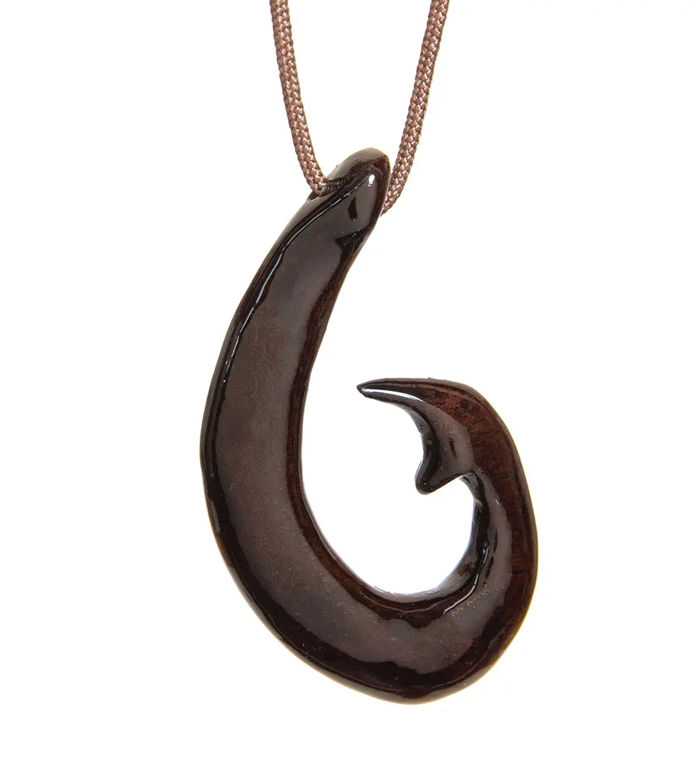 Ussm Teak Hook Pendant - Dewe35901c 1
