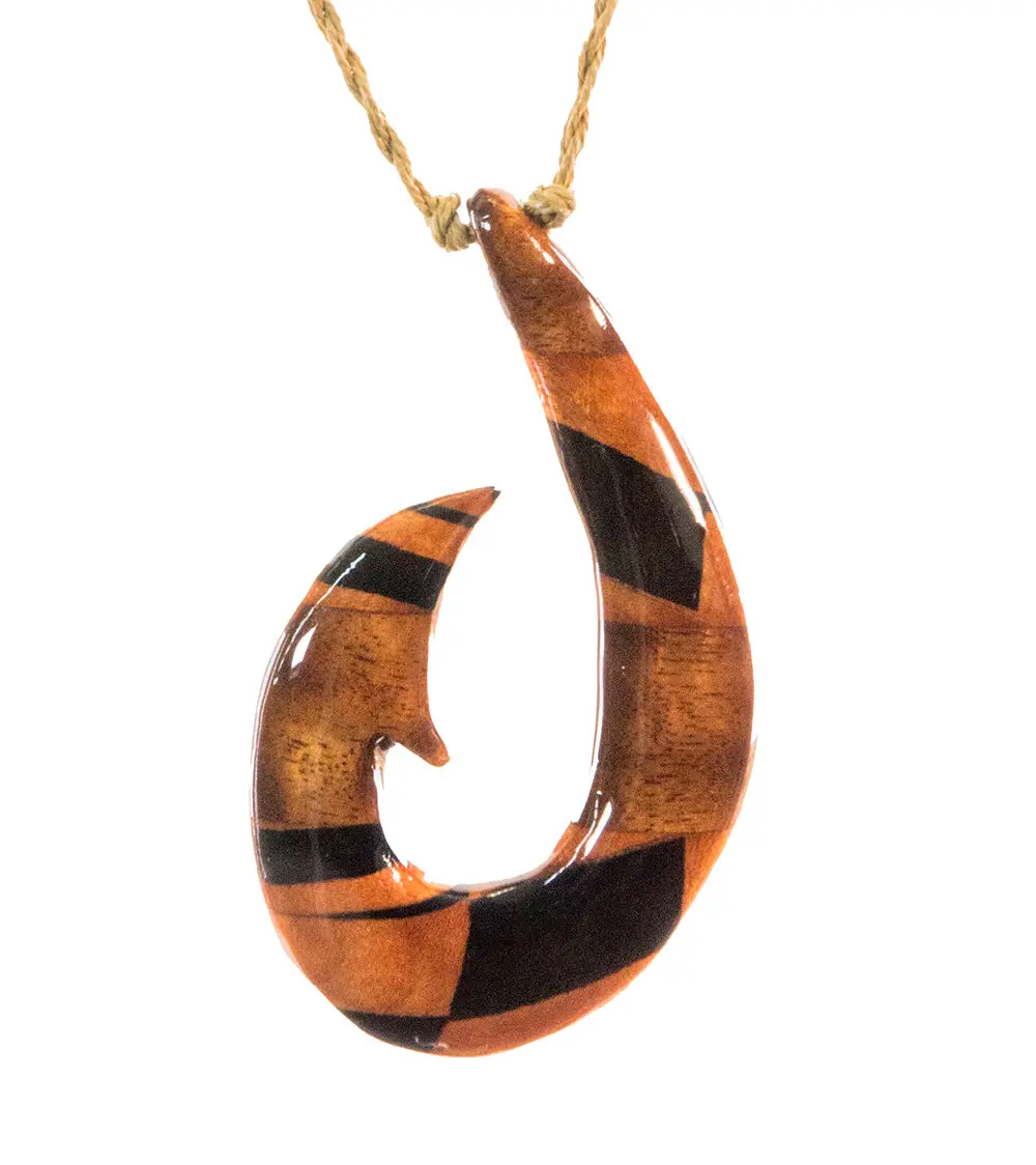 Combo Makau, Koa Bloodwood Hook Pendant 2