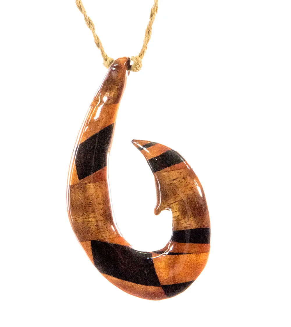 Combo Makau, Koa Bloodwood Hook Pendant 1