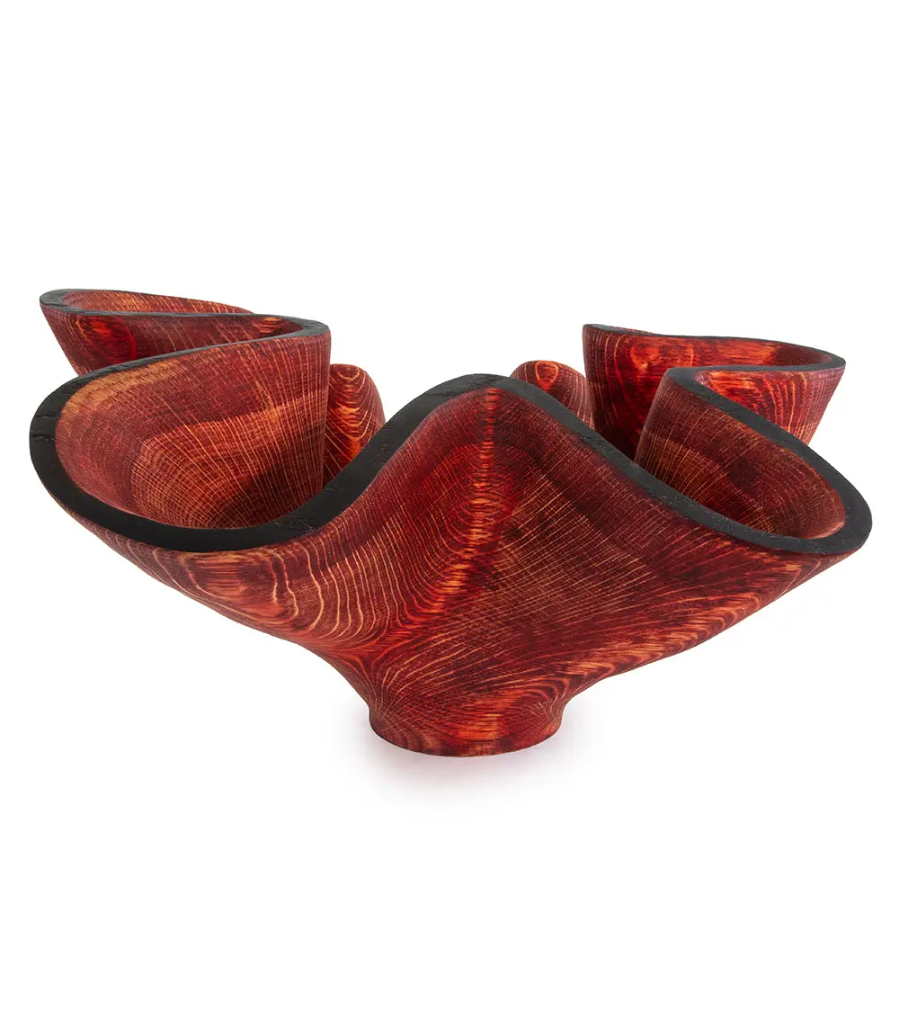 Carved Vessel "Autumn Leaf " By Andy Dipietro 2