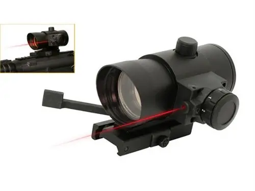 Ncstar Tactical Red Dot Sight+Laser W-Qr Weaver Style Mount 1