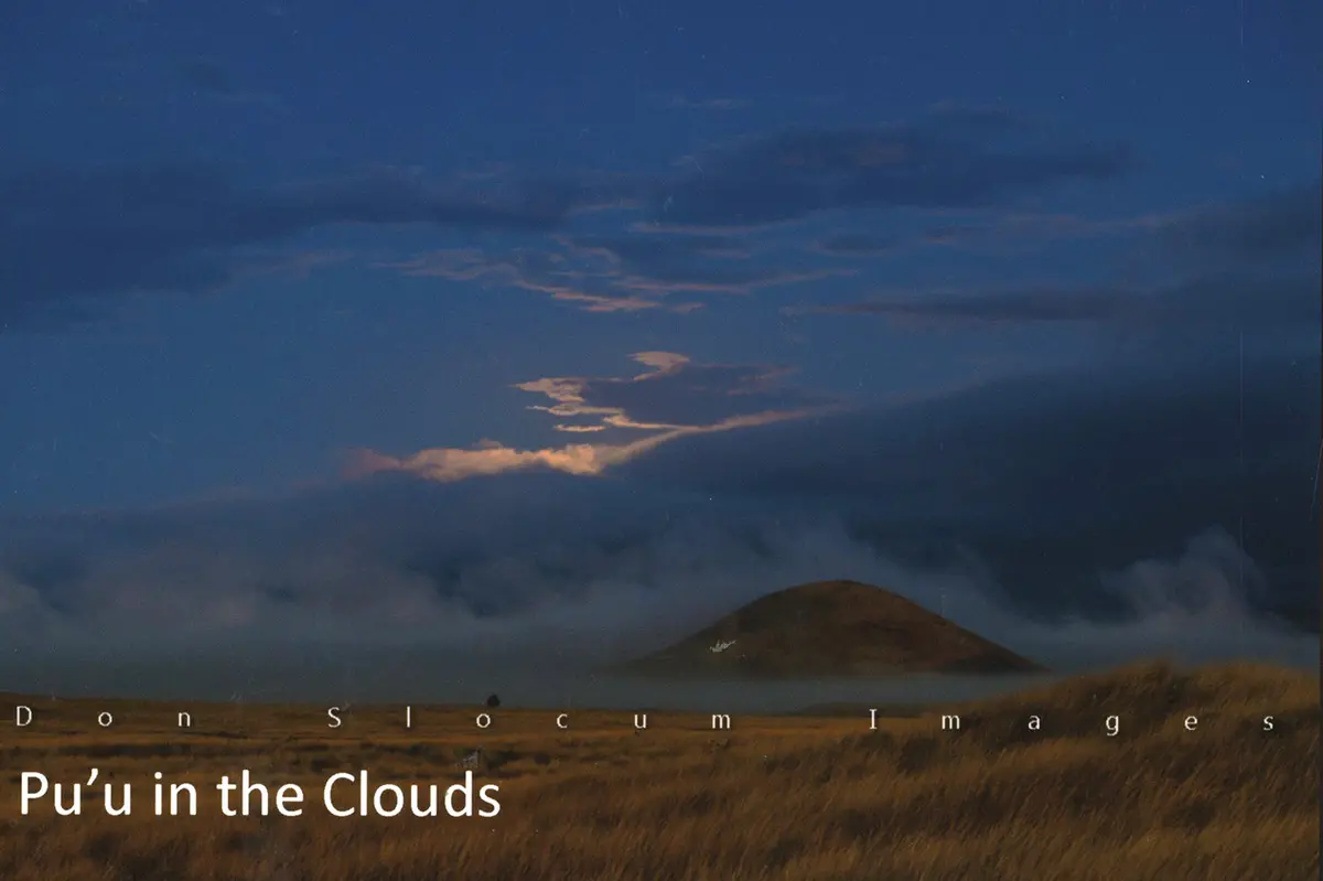 Pu'u In The Clouds By Don Slocum 1