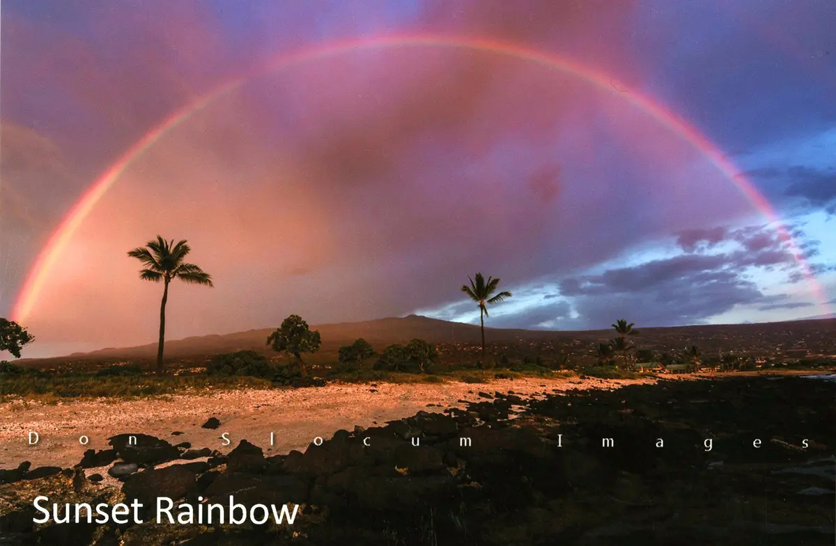 Sunset Rainbow By Don Slocum 1