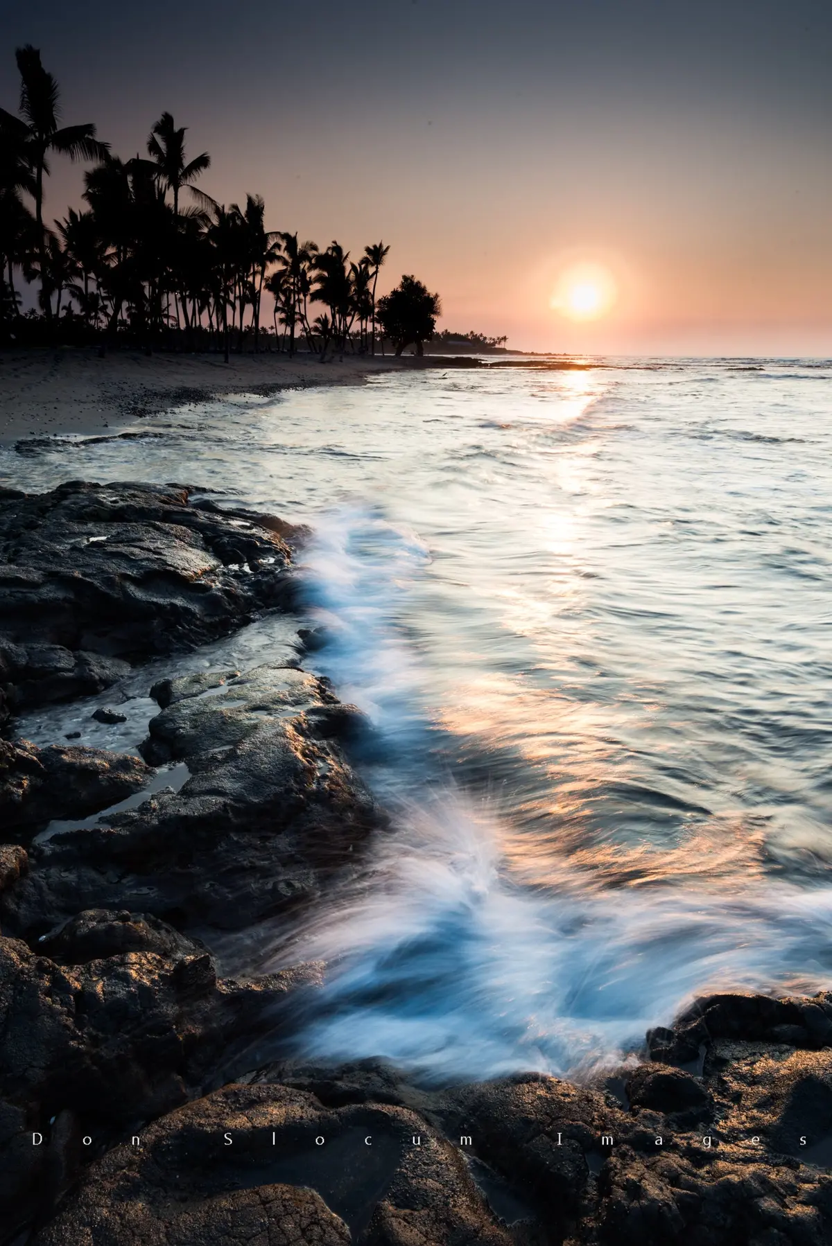 Misty Sunset By Don Slocum 1