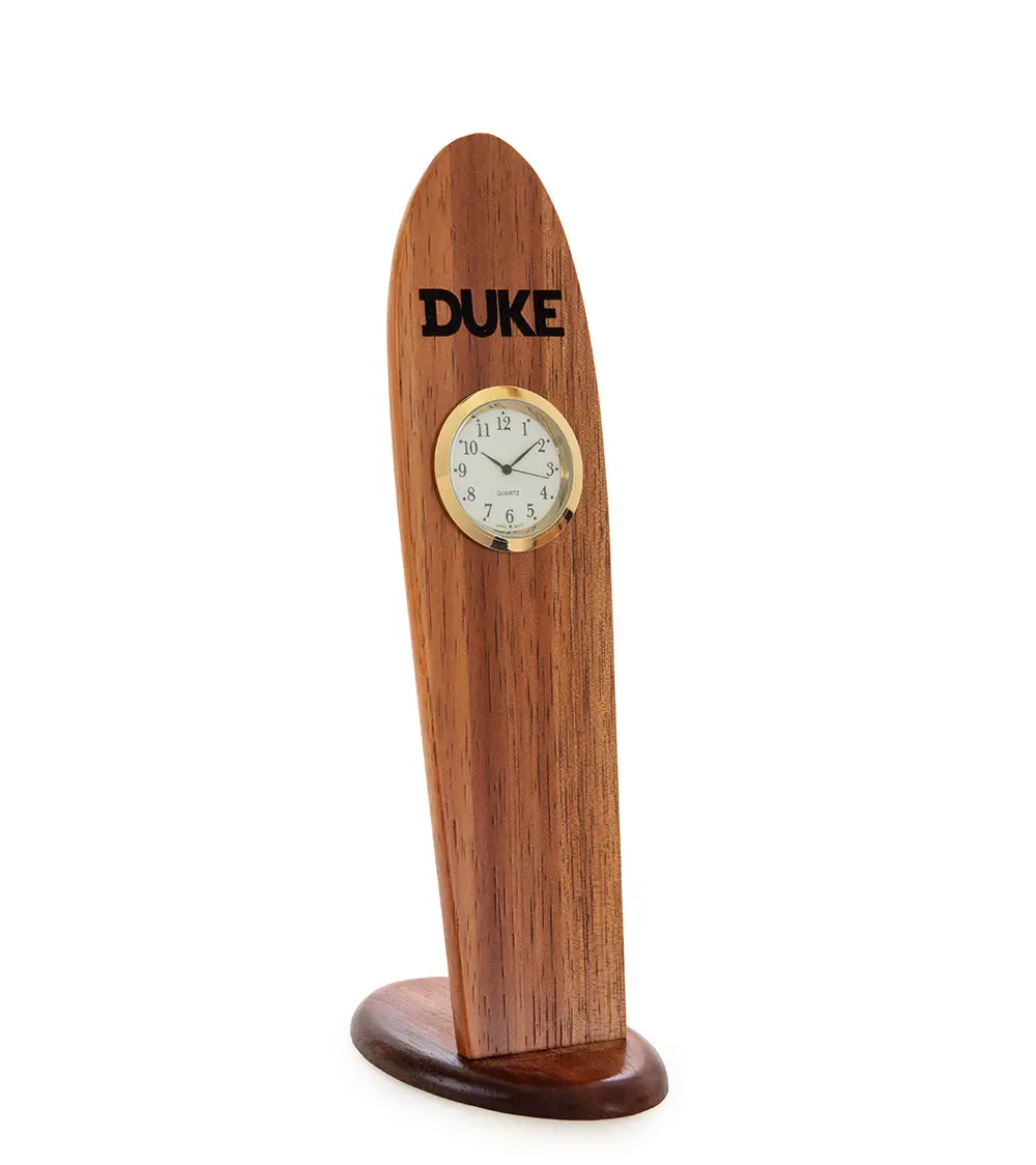 Duke Koa Surfboard Clock – Duke 1