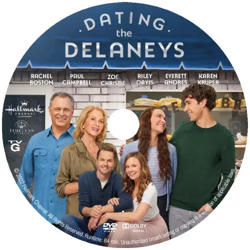 Dating The Delaneys Dvd Movie 2022 Rachel Boston, Paul Campbell 1