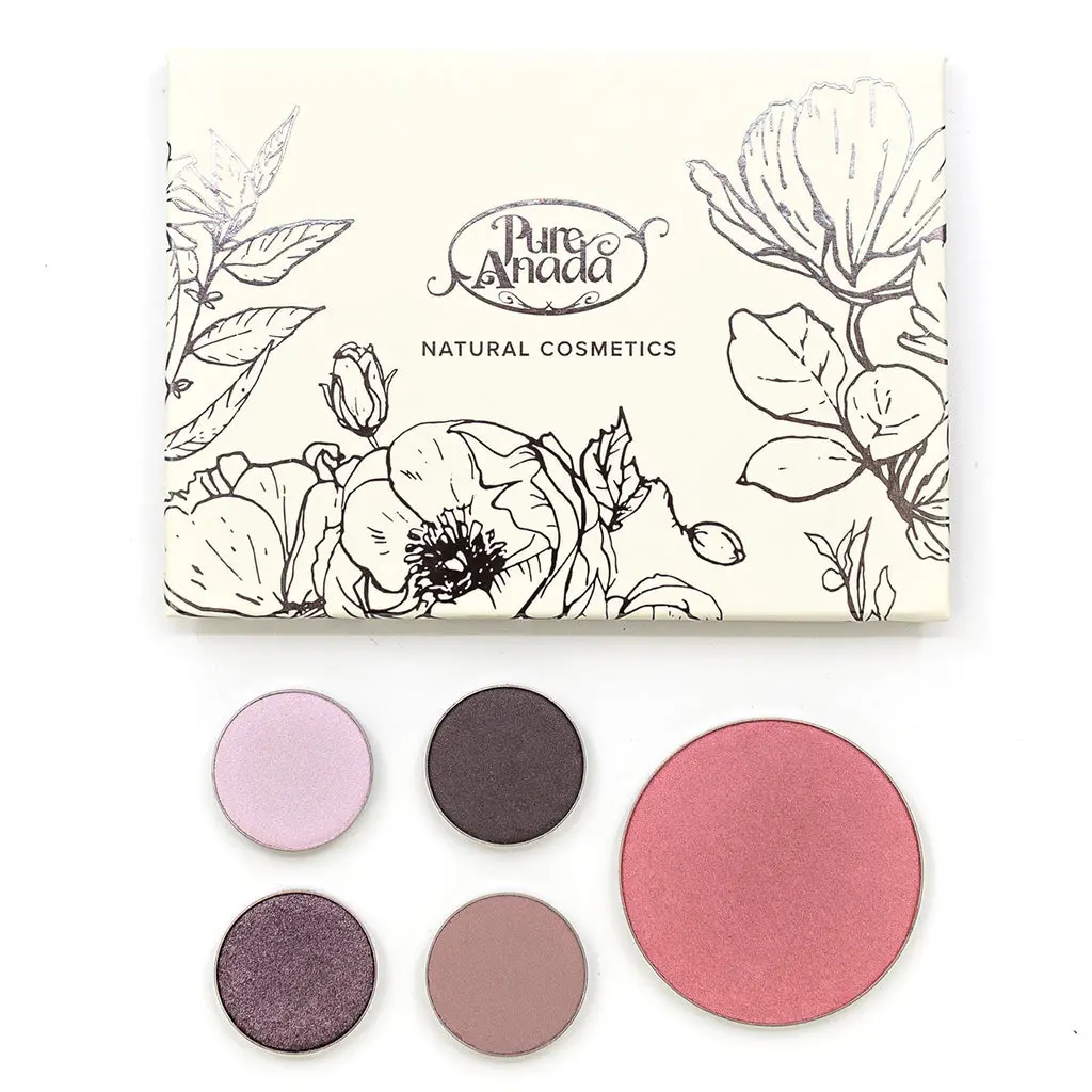 Natural Eye & Cheek Makeup Compact Palette - Dauntless By Pure Anada 1
