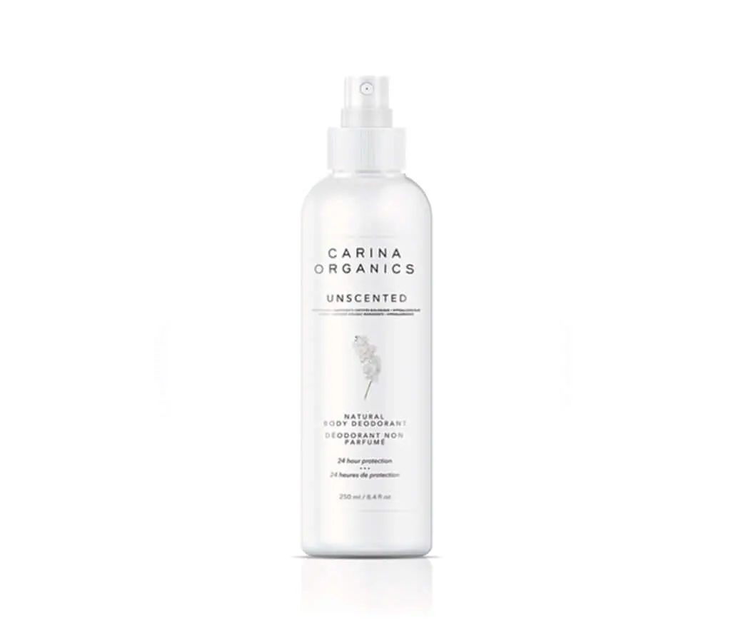 Unscented Natural Body Deodorant 250Ml - Carina Organics 2