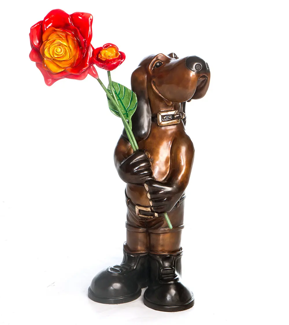 Bronze Sculpture "Donald" By Marty Goldstein 1