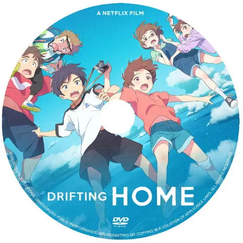 Drifting Home Dvd Anime Movie 2022 English Audio 1