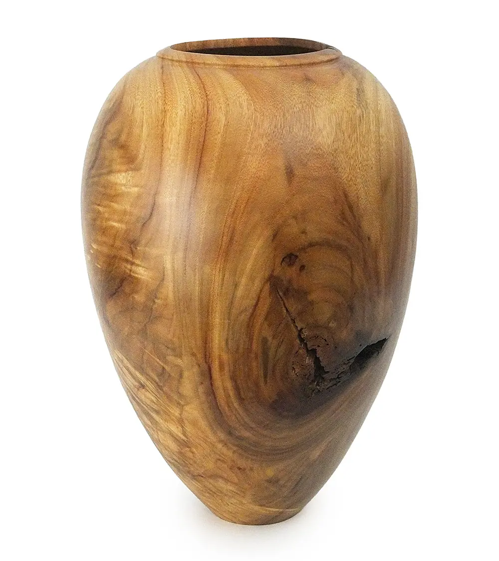 Red Camphor Vase "Droplet Series #2509" By Dan Stevenson 2