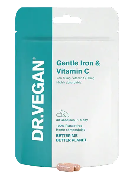 Dr.Vegan Gentle Iron & Vitamin C, 30 Caps 1