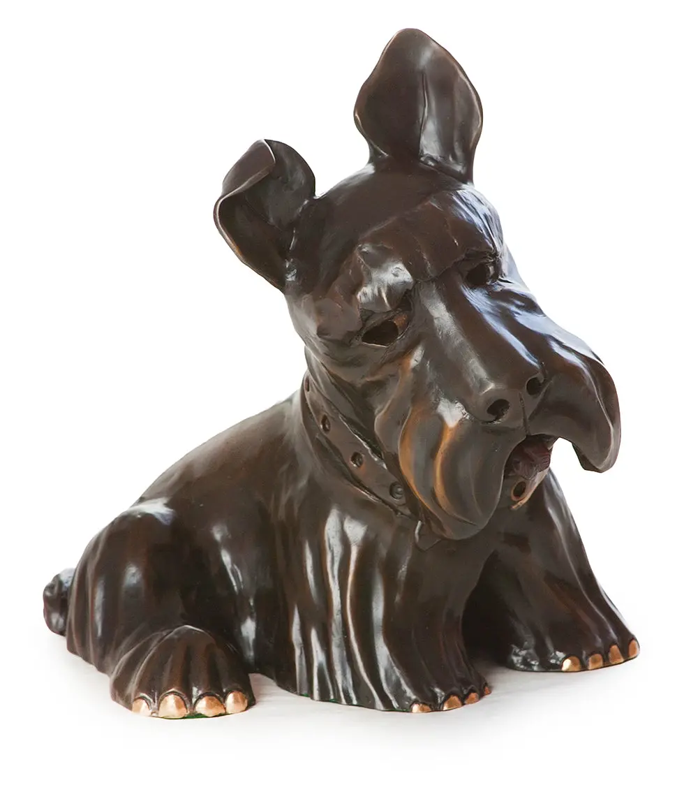 Bronze Sculpture "Duffy" By Marty Goldstein 1