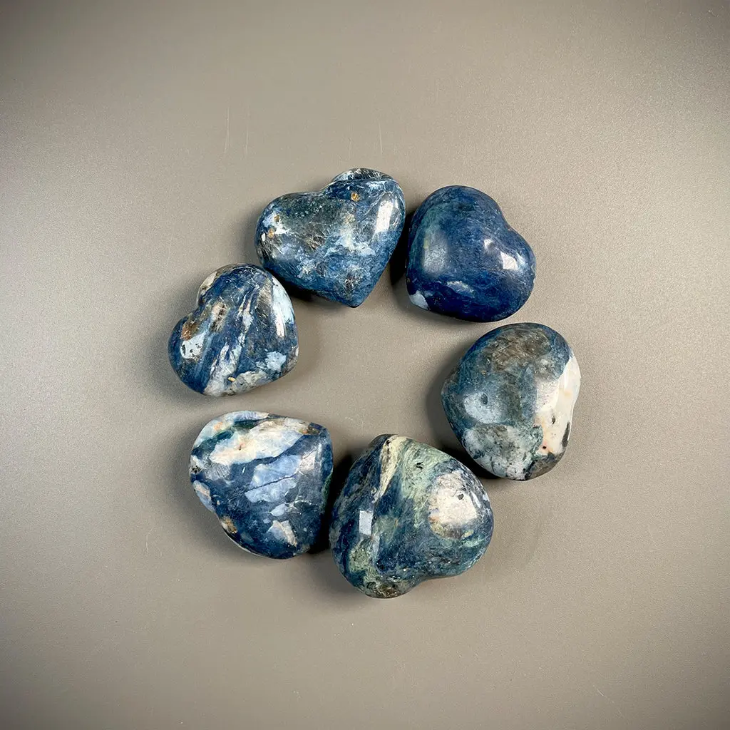 Dumortierite Crystal Hearts 2