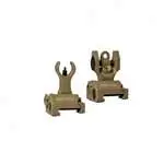 Echo 1 Full Metal Flip Up Sight Set (Tan) 1