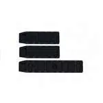 Echo1 3Pc Metal Airsoft Keymod Rail Slot Set In Black 1