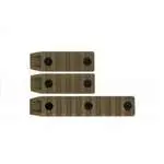 Echo1 3Pc Metal Airsoft Keymod Rail Slot Set In Tan 1