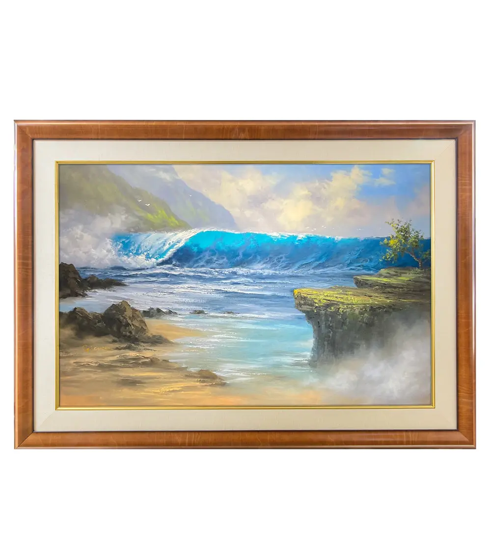 Original Painting: Echo Of Island Waters By George Eguchi 1