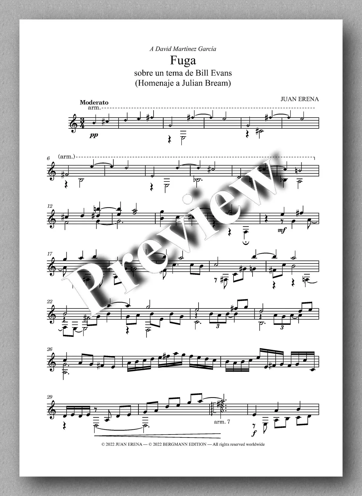 Erena, Fuga Sobre Un Tema De Bill Evans 2