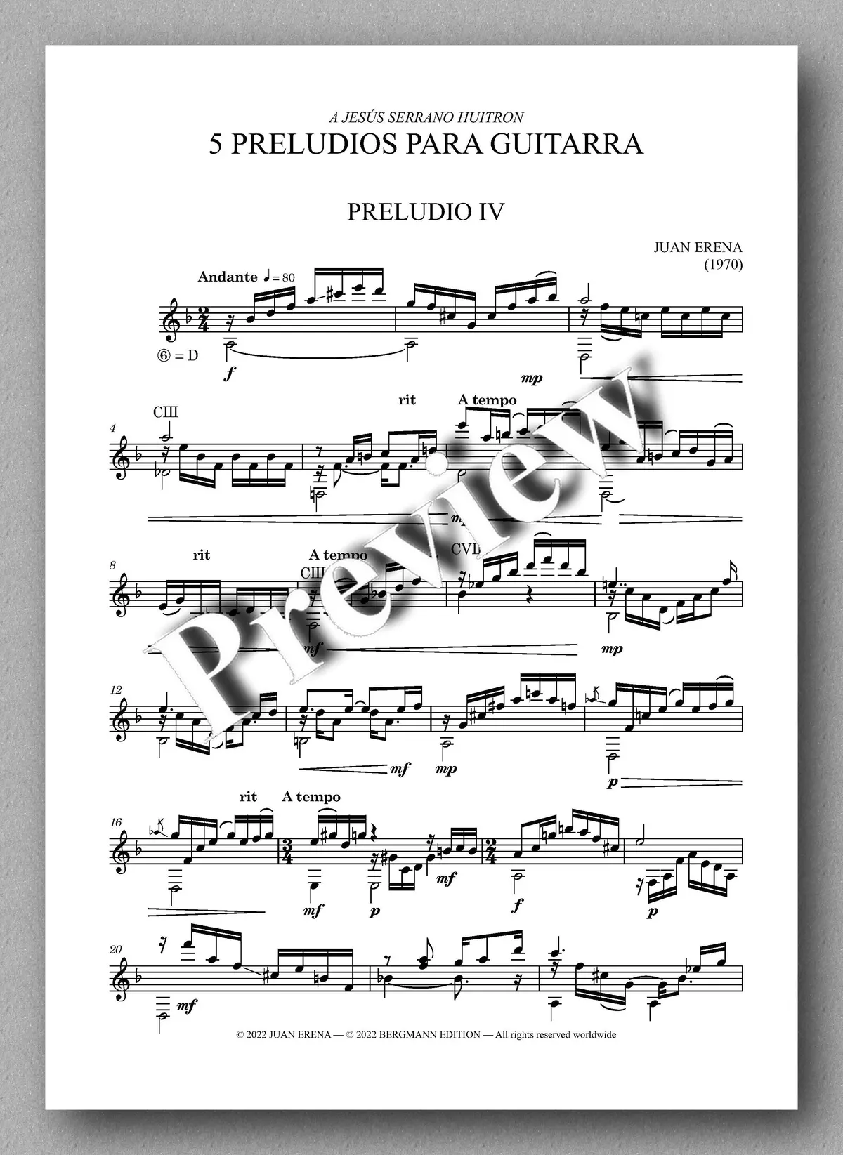 Erena, Preludio Iv 2