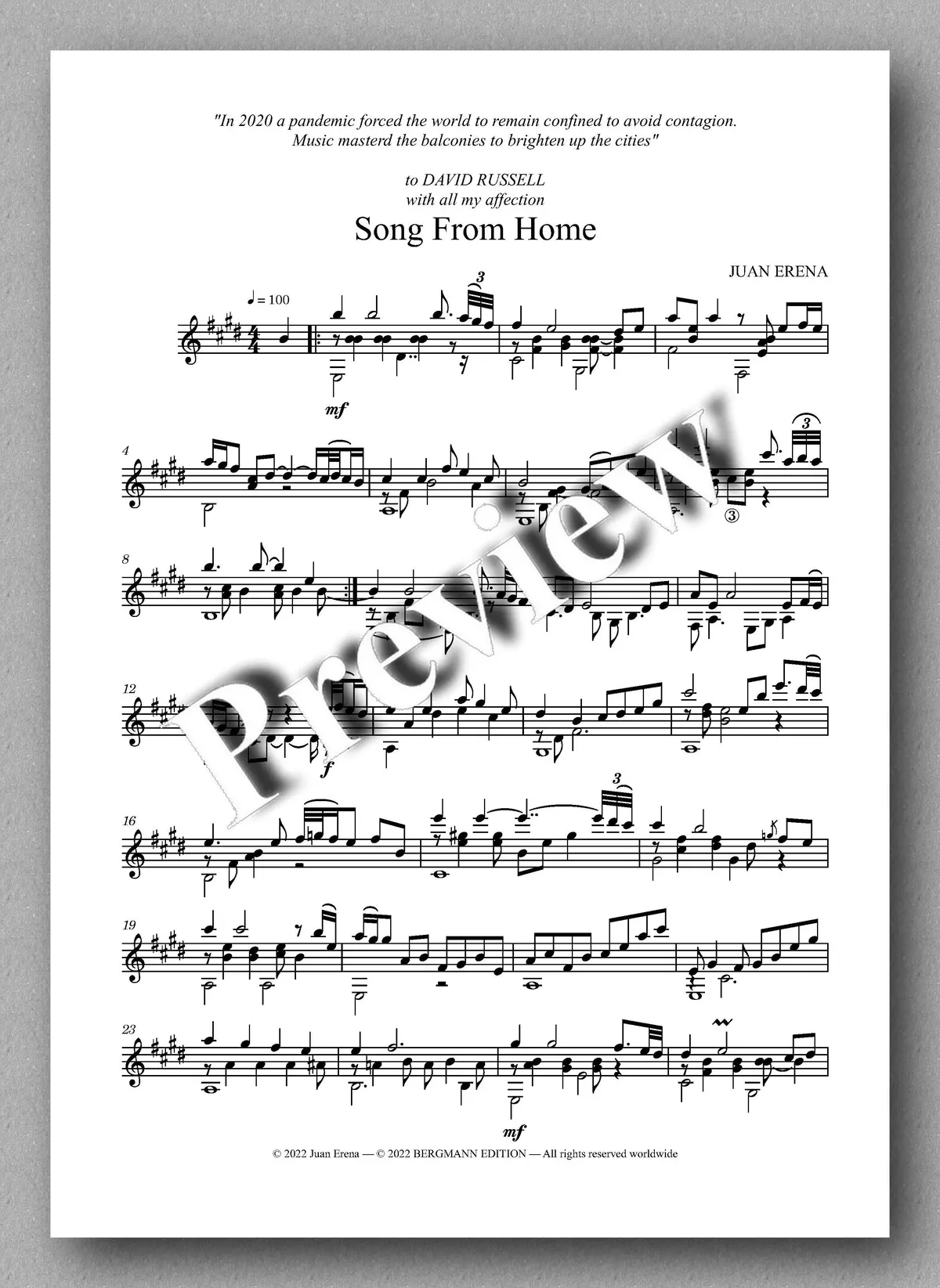 Erena, Song From Home 2