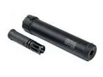 Echo1 Mk1 Sr556 7.5" Quick Detach Barrel Extension In Black - Oem By Madbull Airsoft 1