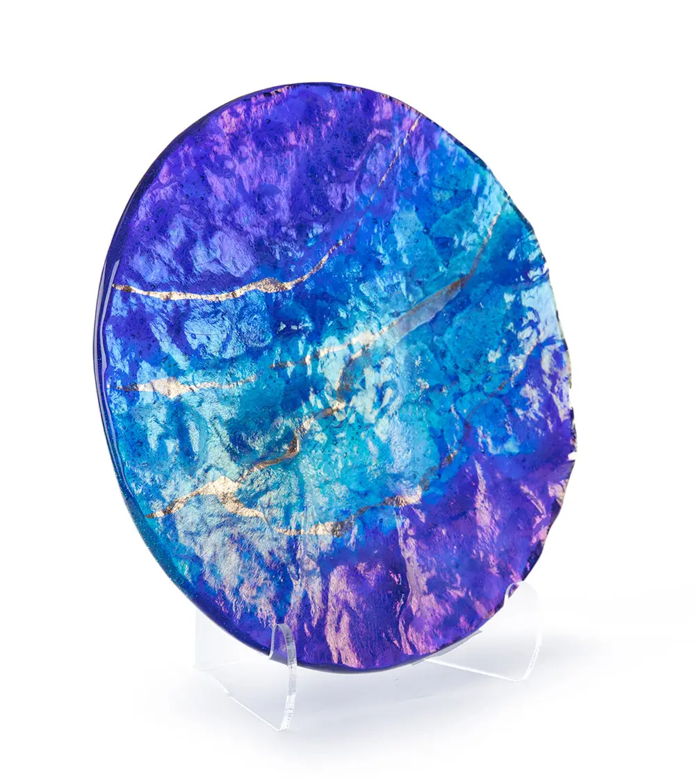 12" Cobalt Platter By Marian Fieldson 1