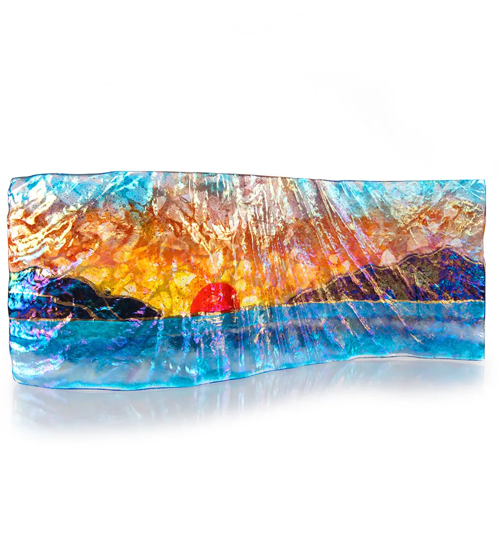 16" X 6" Sunset Wave By Marian Fieldson 1