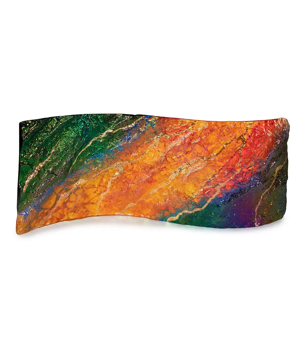 16" X 6" Lava Wave By Marian Fieldson 1