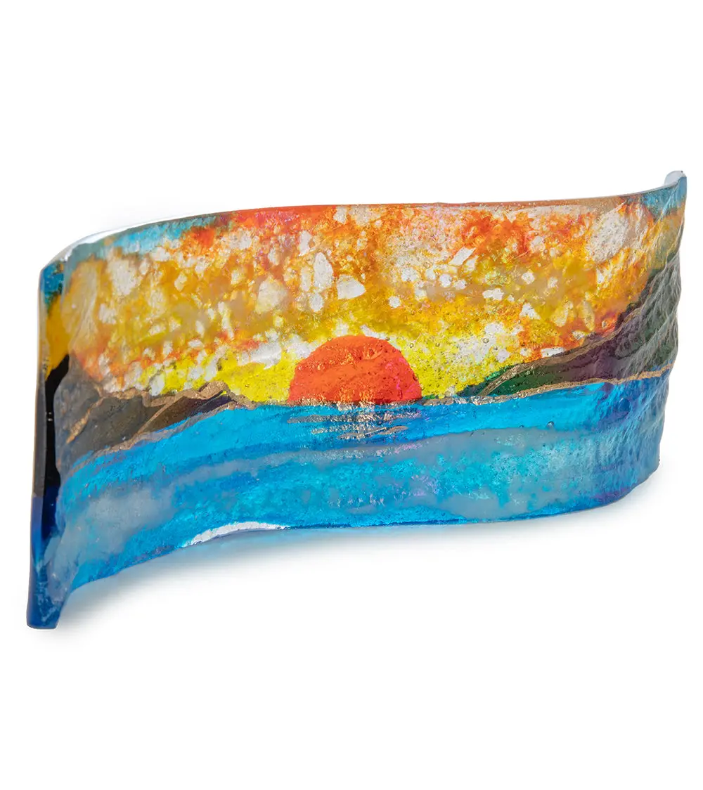 12" X 4" Sunset Wave By Marian Fieldson 1